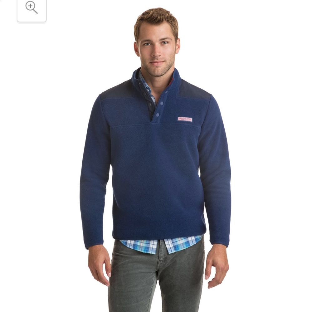 Snap Placket Fleece Shep Shirt